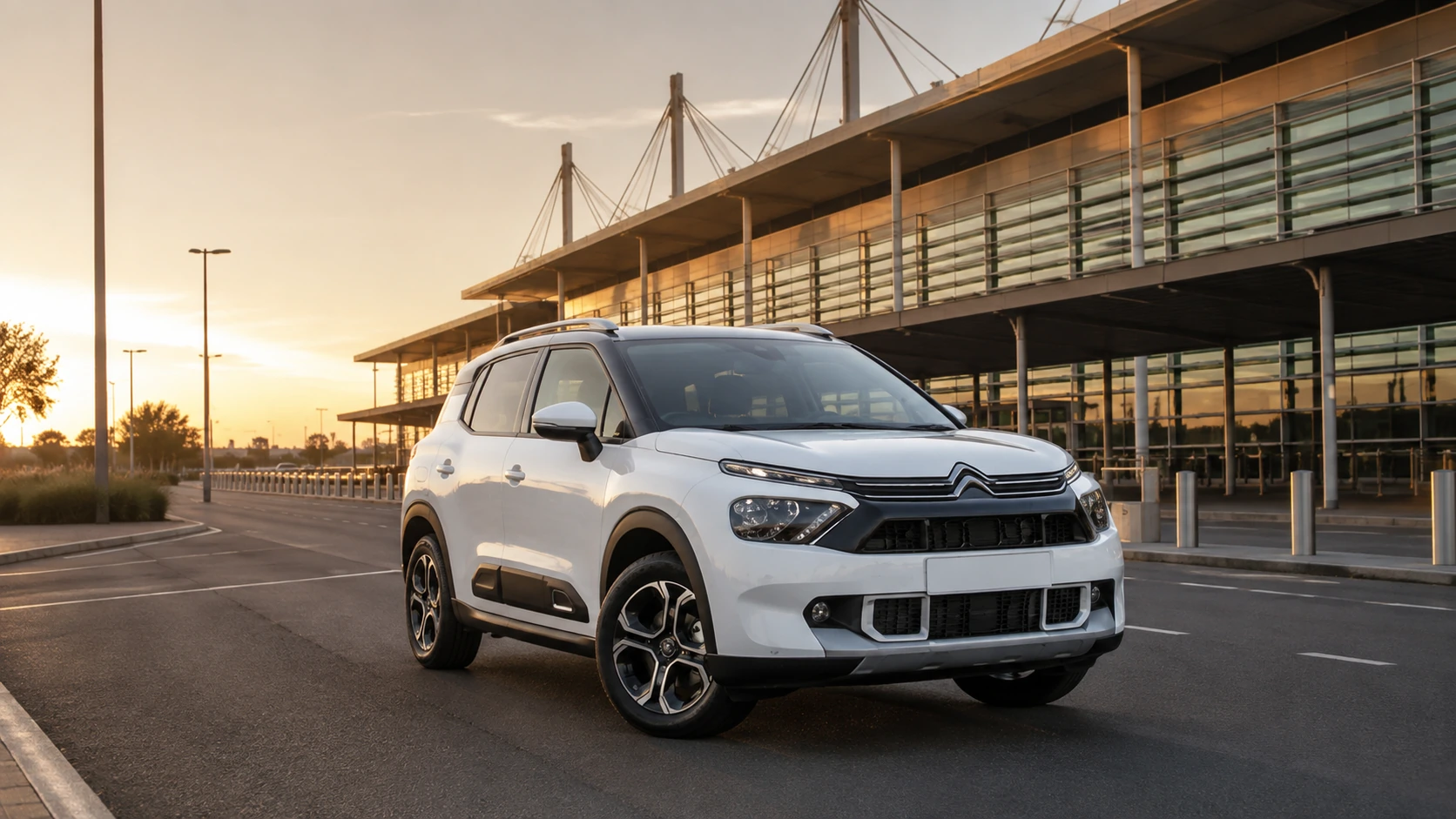 Citroën C3 Aircross prêt pour une livraison de voiture à l’aéroport Tanger Ibn Battouta