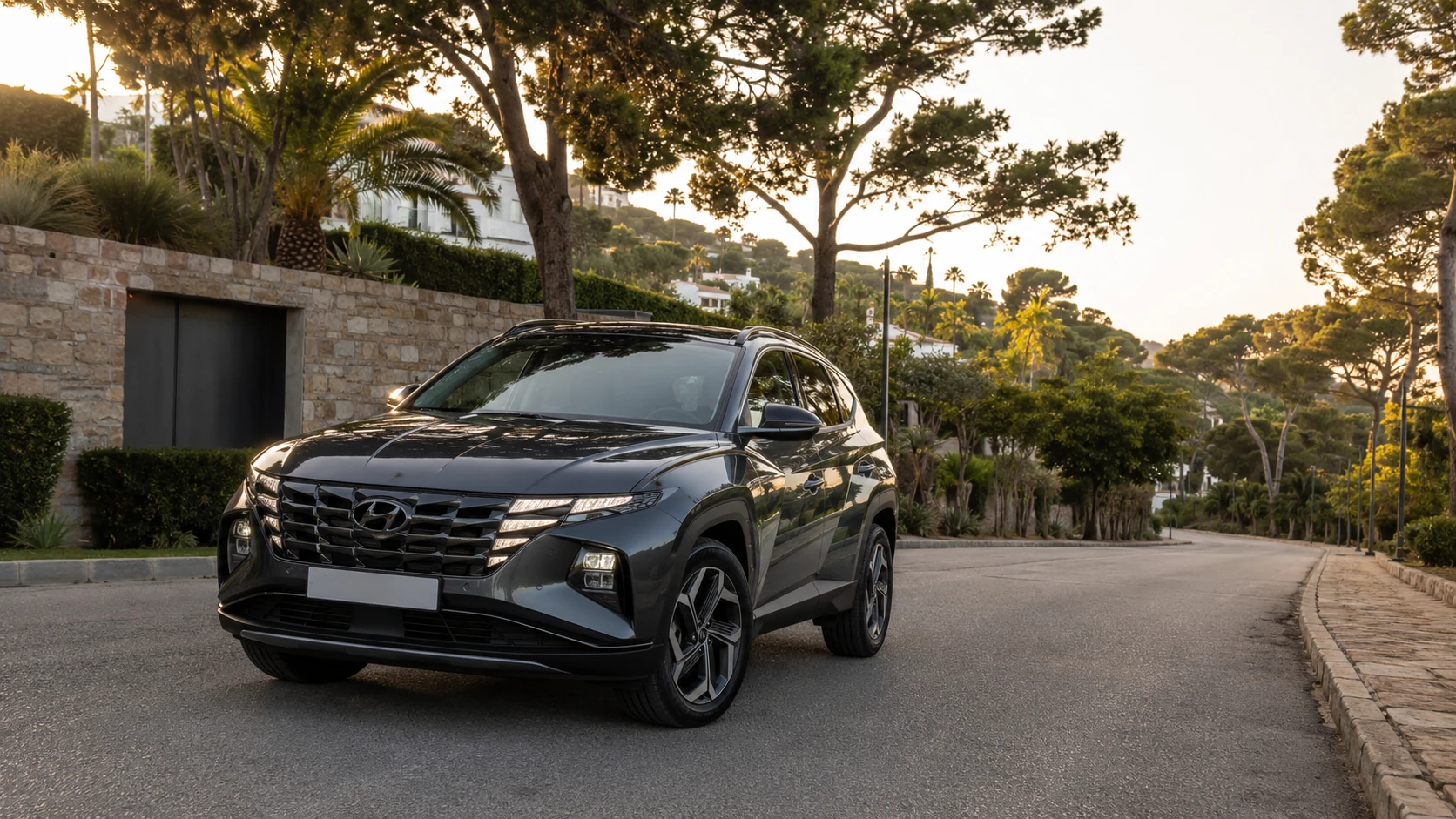 Hyundai Tucson de location dans le secteur de Boubana à Tanger