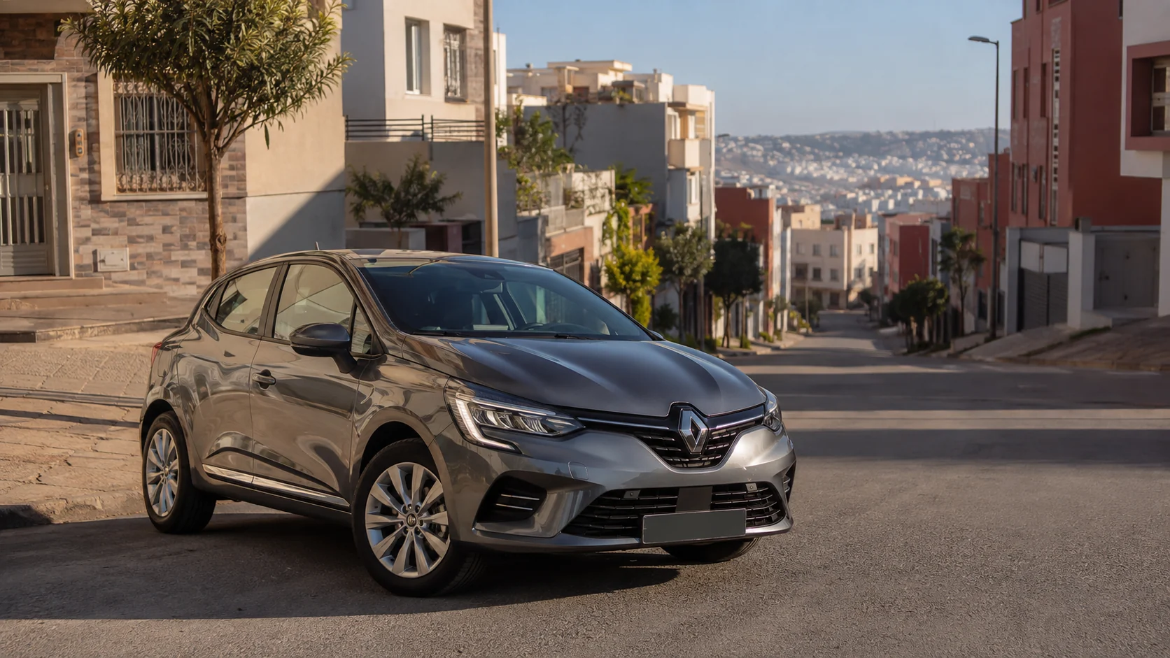 Renault Clio 5 de location dans le secteur Dchar El Aouama à Tanger