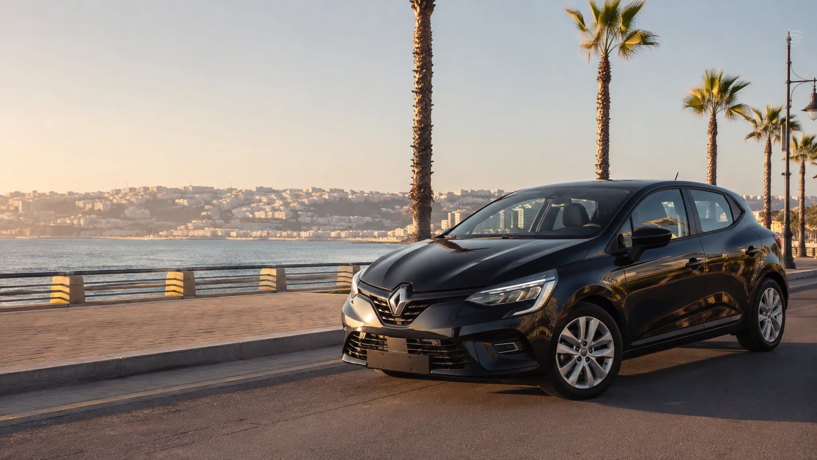 Renault Clio 5 diesel en location sur la Corniche de Tanger