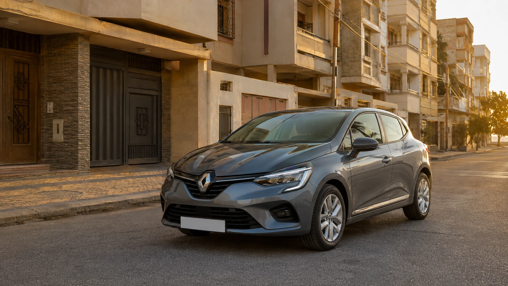 Renault Clio 5 de location FOURM CAR dans le secteur de Ben Touzine à Tanger