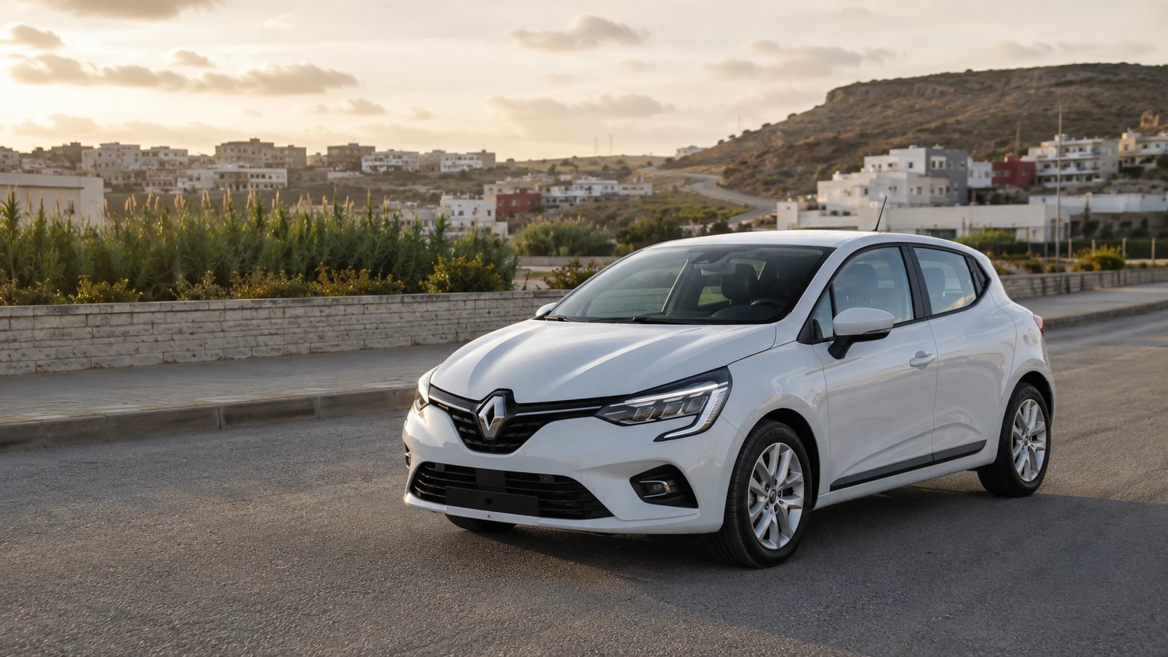 Renault Clio 5 de location dans la zone de Chraka à Tanger