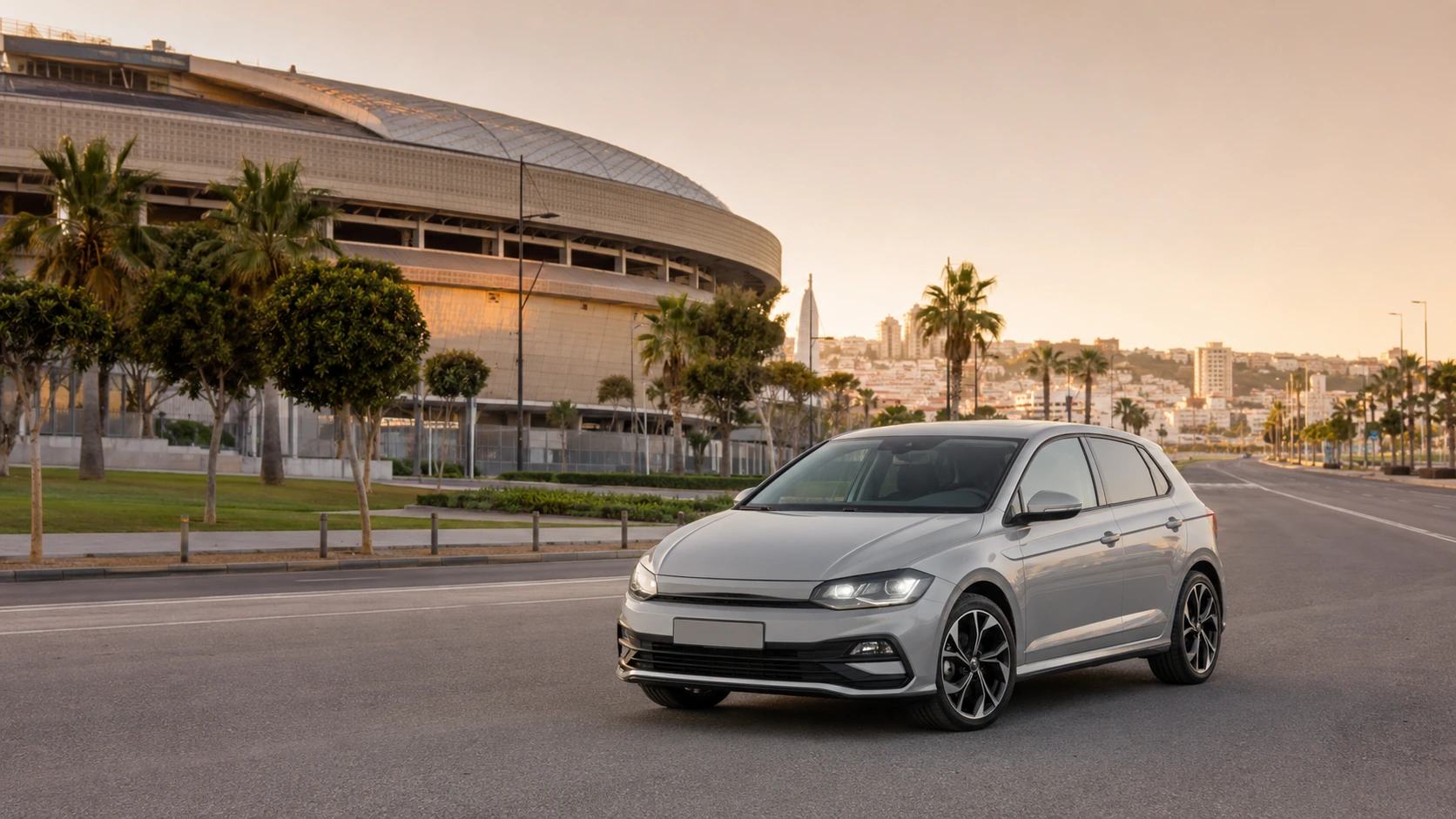 Voiture de location à Ziaten près du Grand Stade de Tanger